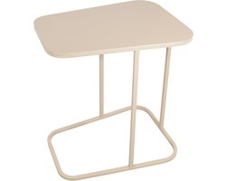 LOFT42 Inris Bijzettafel - Metaal - Beige -51x35x55