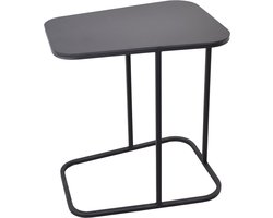 LOFT42 Inris Bijzettafel - Metaal - Mat Zwart -51x35x55