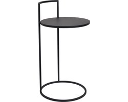 LOFT42 Jimmy Bijzettafel - Metaal - Mat Zwart -35x35x66