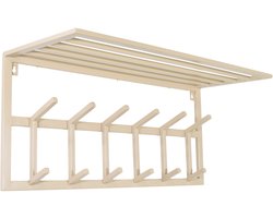 LOFT42 Kapstok Jaimy - Beige – Metaal – 6 dubbele haken - 80x35x30