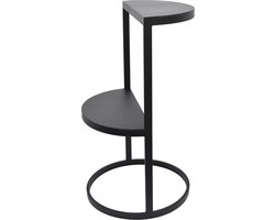 LOFT42 Levels Plantenzuil - Metaal - Mat Zwart - 70x40