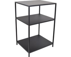 LOFT42 Metal Nachtkastje Zwart – Industrieel – 63x42x35