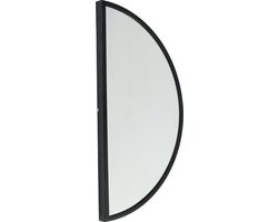 LOFT42 Mirror Spiegel Half Rond - Zwart - Metaal - 60x31