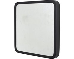 LOFT42 Mirror Spiegel Vierkant Zwart - Industrieel - Metaal - 42x42