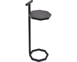 LOFT42 Octa Bijzettafel - Zwart - Metaal - 69x24