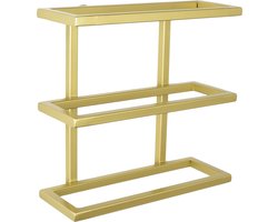 LOFT42 Pinot Wandwijnrek - 3 flessen - Metaal - Goud - 26x27x11