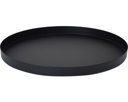 LOFT42 Serva Metalen Dienblad – Zwart – Ø40 cm