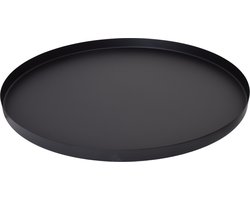 LOFT42 Serva Metalen rond Dienblad – Zwart – 60x60