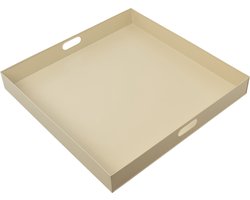 LOFT42 Tray Metalen Dienblad – Beige – 60 x 60 cm