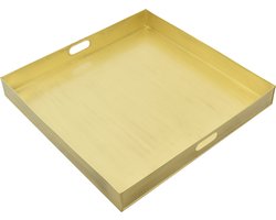 LOFT42 Tray Metalen Dienblad – Goud – 60 x 60 cm