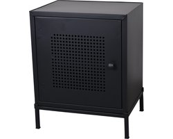 LOFT42 Weby Nachtkastje Industrieel - Zwart - 50x40x30cm
