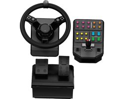 Logitech G Saitek - Farming Simulator Controller - Heavy Equipment bundel - Geschikt voor PC & Mac - Zwart