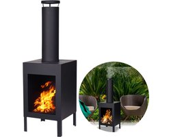 loks Tuinhaard - 105 cm - Metaal - Zwart