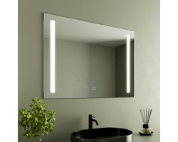 LOMAZOO Badkamerspiegel met LED Verlichting Reyes - Douche Spiegel - Met Anti-Condensfunctie - 60 x 80 cm