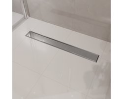 Lomazoo Douchegoot Nilo 70 Cm - Geborsteld Rvs