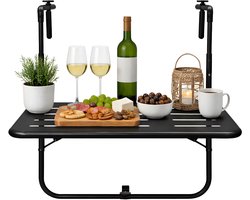 Lomera Balkontafel - Balkontafeltje - Balkontafel Hangend - Hangtafel Balkon - Balkon Hangtafel - Balkon Tafel Hangend - Inklapbare Balkontafel - Balkontafel Inklapbaar - Opklapbare Balkontafel - Balkontafel Opklapbaar