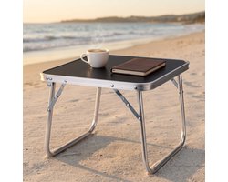 Lomera Campingtafel - Klaptafel Opvouwbaar - Inklapbaar Tafeltje - Bijzettafel Opklapbaar - Picknicktafel - Kampeertafel - Camping Tafel voor Strand en Tuin - Lichtgewicht Banktafel voor Woonkamer en Slaapkamer
