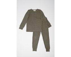 Lomi Essentials - Kinderpyjama - Olive maat 146/152