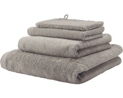 London Badtextiel Truffle | 100 x 150 cm | Beige / Lichtgrijs | Katoen