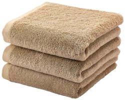 London Handdoek Golden | Beige / Bruin | Katoen