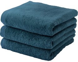 London Handdoek Ocean | Blauw | Katoen