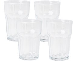 Longdrink - Longdrinkglas - Limonadeglazen - 12 x 8 cm - 365ml - 4 Stuks