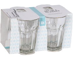 Longdrinkglas Transparant 360 ml | 4 stuks