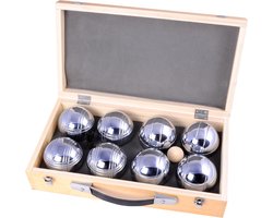 Longfield Games Jeu De Boules Set Luxe Kist - 8 ballen