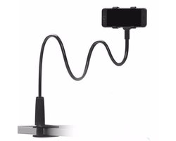 longziming -Flexibele Telefoonhouder met Lange Arm – 360° Draaibare Mobiele Telefoonstandaard voor Bed, Bureau en Live Opnames – Handsfree Telefoonsteun voor Video’s, Streaming, Vergaderingen en Kijken