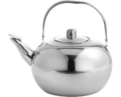 longziming -RVS Theepot met Infuser - Snelle Waterkoker voor Thee en Koffie, Ideaal voor Hete Infusies