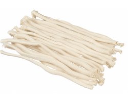 Lont - 10 stuks - 10cm lang - Zelf Knippen - 0.5 cm dik - Aanmaaklont - Lontjes - Kaart - Olielamp