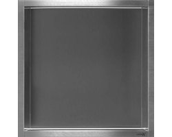 Looox BoX nis - 30x30x7cm - inbouw - RVS
