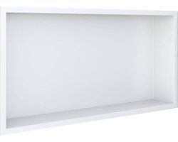 Looox BoX nis - 60x30x7cm - inbouw - met flens - wit