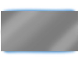 Looox C line spiegel - 120x70cm - led verlichting - boven en onder - aluminium