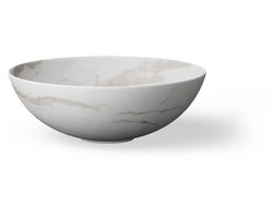 Looox Ceramic Raw Waskom 40x40x15cm Callacatta