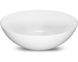 Looox Ceramic waskom - 40cm - rond - wit