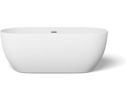 Looox Chill vrijstaand ligbad - 170x80x60cm - Acryl - mat wit