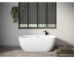 Looox Chill vrijstaand ligbad - 170x80x60cm - Acryl - wit glans