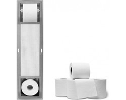 LoooX closetrol- en reserverolhouder 5 rol RVS CL5