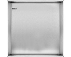 Looox Colour BoX inbouwnis - 60x30x10cm - RVS geborsteld