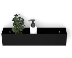 Looox Colour shelf box Special BoX rechthoek 30x10x10cm zwart mat