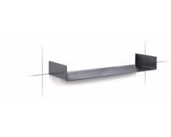 Looox Colour Shelf Special inbouw planchet 30x10cm RVS geborsteld