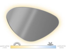 Looox Organic Spiegel met LED CCT-Verlichting 100x80 cm