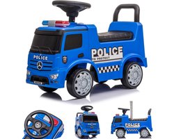 Loopauto vanaf 1 jaar Politie, kinderauto Politie, opbergruimte onder de stoelen, wielen en zitting van kunststof