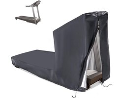 Loopband-Meubelhoes - 185x91x155 cm - Meubelhoezen - Beschermhoes voor loopband - Stofdichte - Loopbandafdekking - Loopbandhoes - Indoor Meubelhoezen - Oxford-Stoffen - Opvouwbaar - Zwart