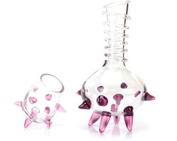Loranto - 4 Glazen & Karaf Paars - Luxe Drink glazen - Europees glas