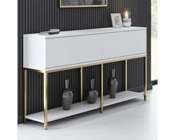 Lord Console | 100% MELAMINE | Wit, Goud