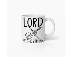 Lord of the Strings Mok – Grappige Viool & Muziekliefhebber Koffiekop Cadeau