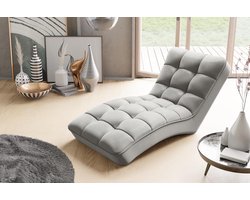 Loren - ligstoel, lounger, ligbed, chaise longue, modern bank, beige, naar de woonkamer, naar de slaapkamer, Maxi Huis
