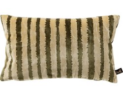 LORENZO | Sierkussen 30x50 cm | Military Olive | Groen | Multicolor | Hoii | met duurzame kussenvulling